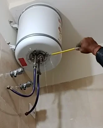 Instant geyser service by UrbanFix technician in Multan