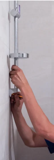 Bathroom accessories installation by UrbanFix in Multan