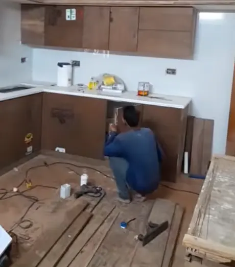 UrbanFix carpenter doing carpentry work in a home in Multan