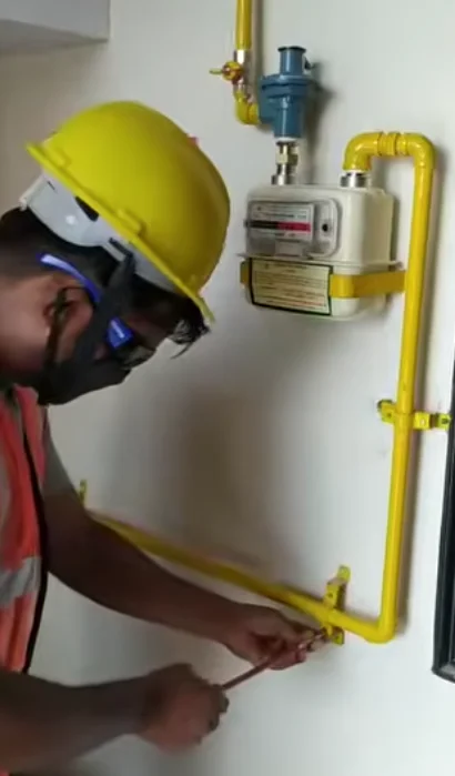 Gas pipe wiring and installation in Multan