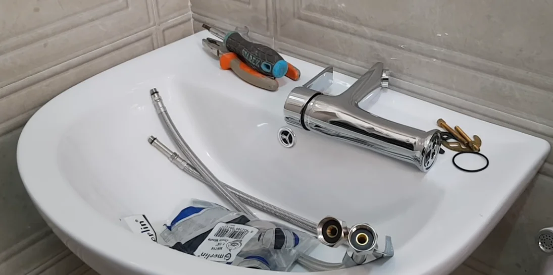 Washbasin installation by UrbanFix plumber in Multan