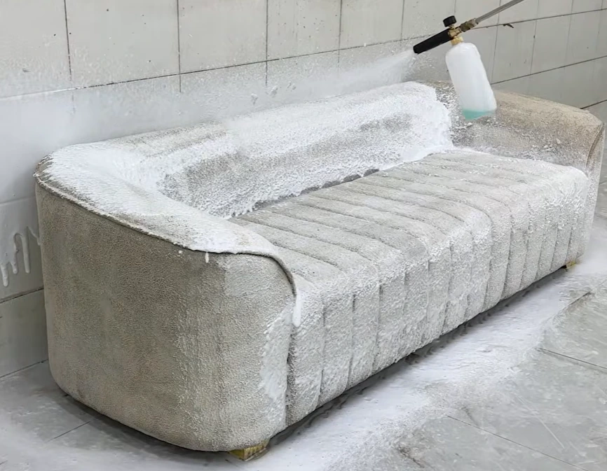 Sofa foam cleaning service by UrbanFix in Multan
